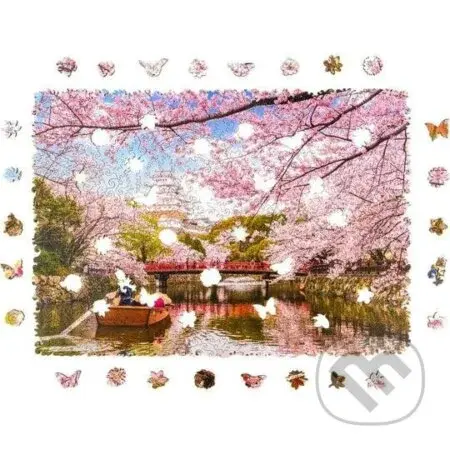 Sakura M (Unidragon drevené puzzle) - puzzle z kategorie Přírodní scenérie