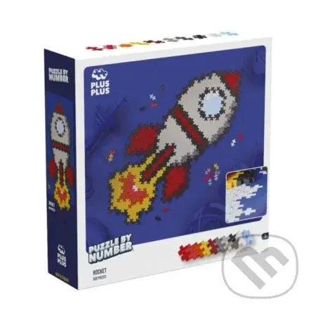 Raketa (Plus-Plus stavebnice Skládej podle čísel) - puzzle z kategorie Maxi dílky