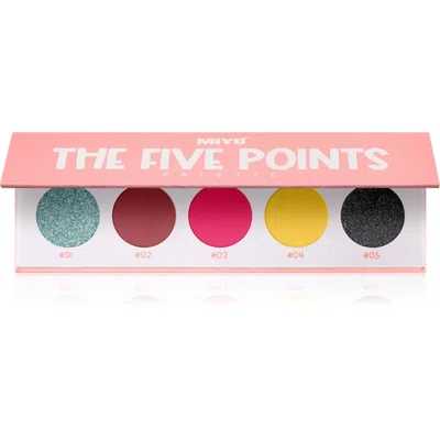 Miyo Eyeshadow The five points paletka očních stínů odstín 17 Welcome to Miami 1 ks