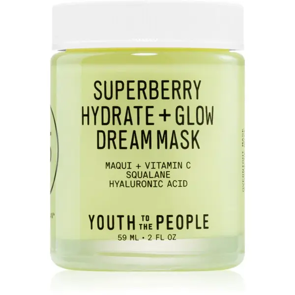 Youth To The People Superberry Hydrate + Glow Dream Mask maska pro rozjasnění a hydrataci 59 ml