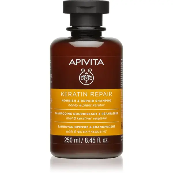 Apivita Keratin Repair Nourish Repair Shampoo čisticí šampon 250 ml