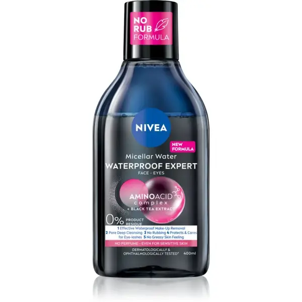 NIVEA Micellar Waterproof dvoufázová micelární voda 400 ml