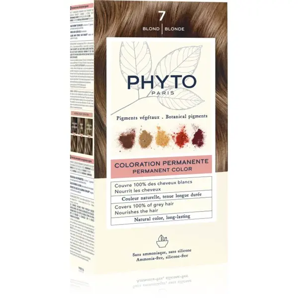 Phyto Color barva na vlasy bez amoniaku odstín 7 Blonde 1 ks
