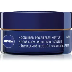 NIVEA Anti-Wrinkle Contouring liftingový noční krém pro definici kontur obličeje pro vyhlazení kontur 65+ 50 ml