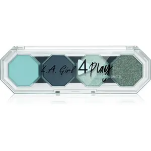 L.A. Girl Cosmetics 4 Play paletka očních stínů odstín All Nighter 3.2 g