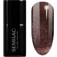 Semilac UV Hybrid Galaxy Flash gelový lak na nehty s použitím UV/LED lampy odstín 823 Meta Rose 7 ml