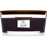 Woodwick Spiced Blackberry vonná svíčka s dřevěným knotem (hearthwick) 453,6 g