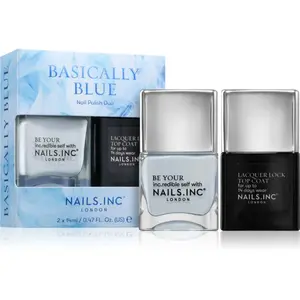 Nails Inc. Basically Blue sada laků na nehty