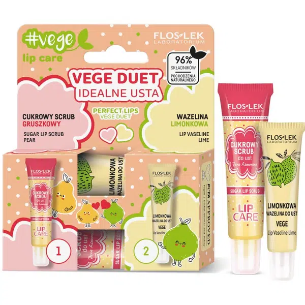 FlosLek Laboratorium Vege Lip Care Perfect Lips dárková sada na rty