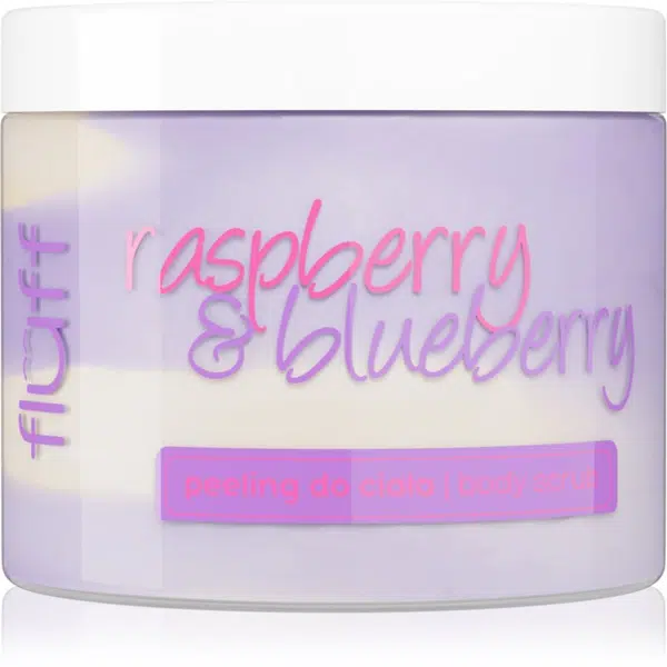 Fluff Blueberry & Raspberry tělový peeling 160 ml
