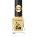 Dermacol Infinity 5 Day Stay dlouhotrvající lak na nehty odstín 63 Gold 11 ml