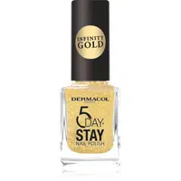 Dermacol Infinity 5 Day Stay dlouhotrvající lak na nehty odstín 63 Gold 11 ml