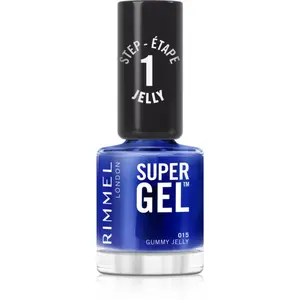 Rimmel Super Gel gelový lak na nehty bez užití UV/LED lampy odstín 015 Gummy Jelly 12 ml