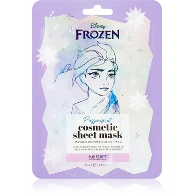 Mad Beauty Frozen Elsa plátýnková maska s rozjasňujícím a hydratačním účinkem 25 ml