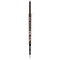 GOSH COPENHAGEN Ultra Thin precizní tužka na obočí s kartáčkem odstín 003 Dark Brown 0.35 g
