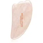 Revolution Skincare Gua Sha Rose Quartz masážní pomůcka na obličej 1 ks