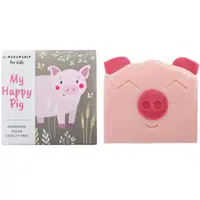 Almara Soap My Happy Pig ručně vyráběné mýdlo s vůní hrušky pro děti 100 g