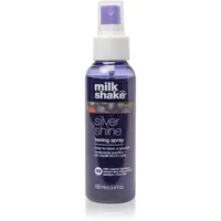 milk_shake® Silver Shine Toning Spray tónovací sprej pro blond a šedivé vlasy 100 ml