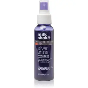 milk_shake® Silver Shine Toning Spray tónovací sprej pro blond a šedivé vlasy 100 ml