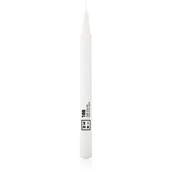 3INA The Color Pen Eyeliner oční linky ve fixu odstín 100 - White 1 ml