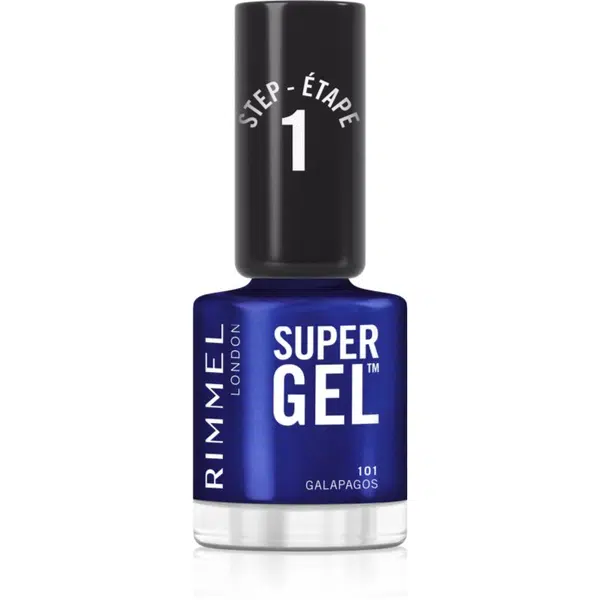 Rimmel Super Gel gelový lak na nehty bez užití UV/LED lampy odstín 101 Galapagos 12 ml