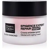 MartiDerm Black Diamond Epigence Expert Repair Night protivráskový noční krém plnitelný 50 ml