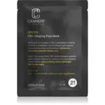 Canneff Green CBD Sleeping Face Mask zklidňující maska na noc 12 ml