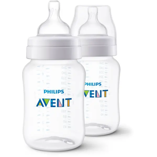 Philips Avent Anti-colic SCY103/02 kojenecká láhev anti-colic 1 m+ 2x260 ml