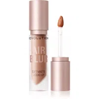 Makeup Revolution Air Blur Liquid Lipstick lehká tekutá matná rtěnka odstín Hazy 3.5 ml