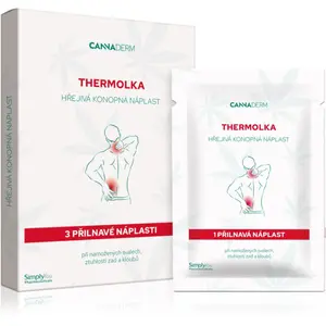 Cannaderm Thermolka hřejivá náplast 3 ks
