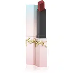 Yves Saint Laurent Rouge Pur Couture The Slim tenká matující rtěnka s koženým efektem odstín 1966 Rouge Libre 2.2 g