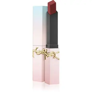 Yves Saint Laurent Rouge Pur Couture The Slim tenká matující rtěnka s koženým efektem odstín 1966 Rouge Libre 2.2 g
