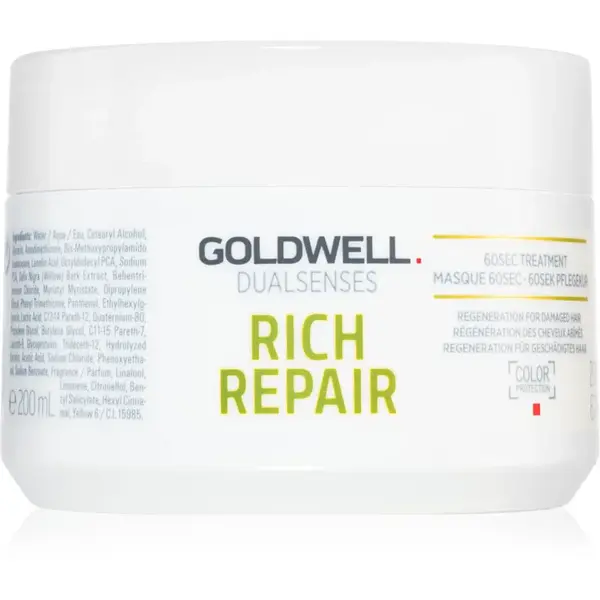 Goldwell Dualsenses Rich Repair maska pro suché a poškozené vlasy 200 ml