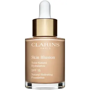 Clarins Skin Illusion Natural Hydrating Foundation rozjasňující hydratační make-up SPF 15 odstín 108.3N Organza 30 ml