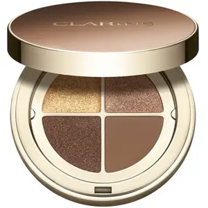 Clarins Ombre 4 Colour Eye Palette paletka očních stínů pro dlouhotrvající efekt odstín 04 - Brown Sugar Gradation 4.2 g
