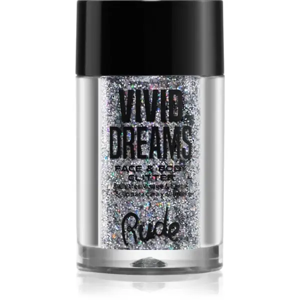 Rude Cosmetics Vivid Dreams třpytky na obličej i tělo odstín Dreamscape 2.7 g