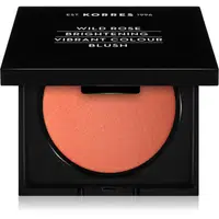 Korres Wild Rose pudrová tvářenka odstín 18 Peach 5.5 g