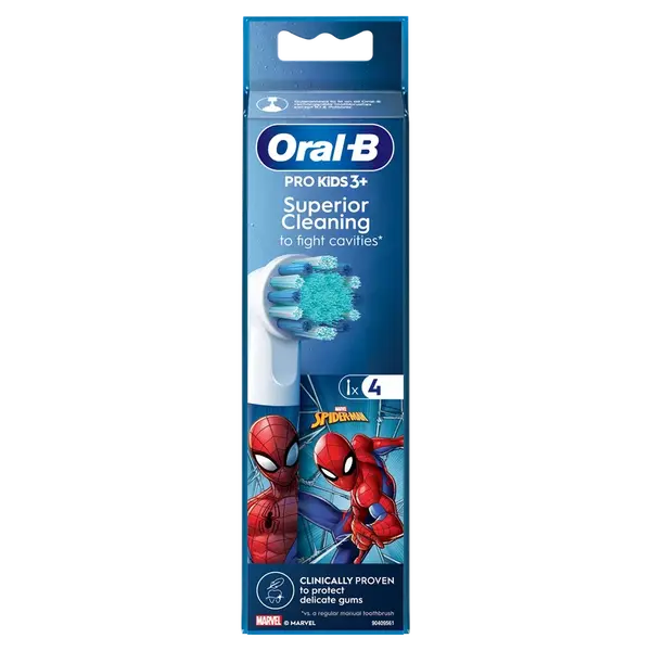 ORAL-B Pro Kids Kartáčkové hlavy s motivy Spiderman 4 ks