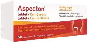 ASPECTON na kašel černý rybíz 60 tablet 60 ks