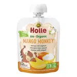 HOLLE Mango Monkey - BIO Dětské ovocné pyré s jogurtem 85 g