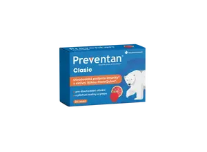 NEURAXPHARM Preventan Clasic s příchutí maliny a grepu 30 tablet