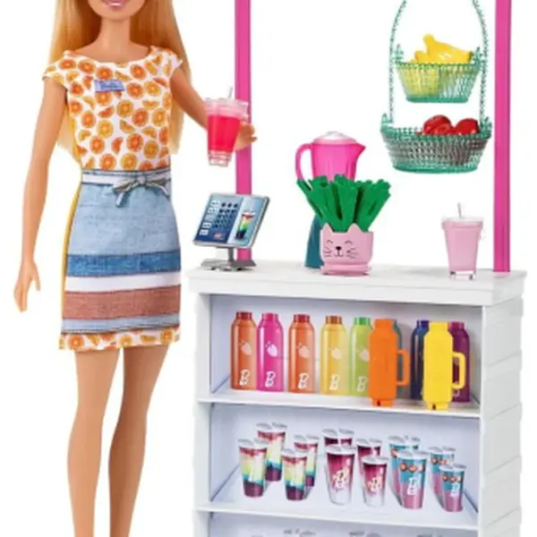 Barbie Smoothie stánek s panenkou