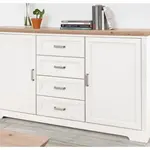 Komoda se zásuvkami Jasmin 164 cm, borovice/dub artisan