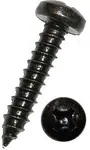 Dresselhaus Šrouby do plechu s půlkulatou hlavou 4,2x19 mm, křížové, DIN 7981 C, černé, balení 100 ks Velikost: 3.9x16 mm