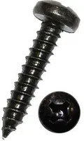 Dresselhaus Šrouby do plechu s půlkulatou hlavou 4,2x19 mm, křížové, DIN 7981 C, černé, balení 100 ks Velikost: 3.9x16 mm