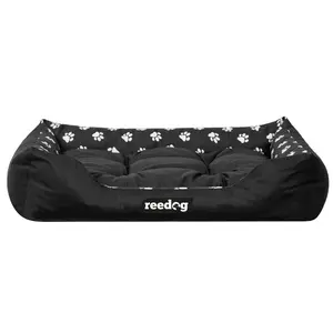 Reedog Puffy Black Paws Pelíšek pro psa - L