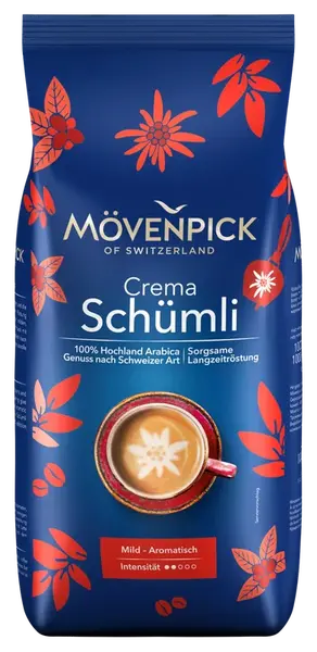MÖVENPICK of SWITZERLAND Schümli zrnková káva 1000 g