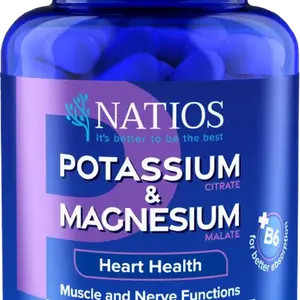 NATIOS Potassium & Magnesium + B6 100 kapslí