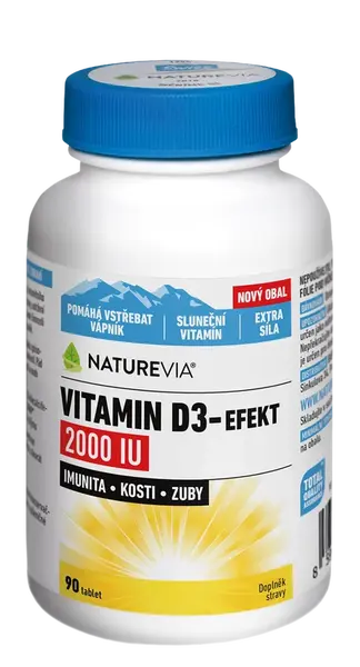 NATUREVIA Vitamin D3-Efekt 2000IU 90 tablet
