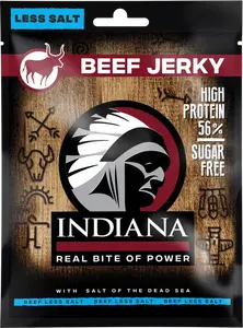 INDIANA JERKY Beef Less Salt 25 g